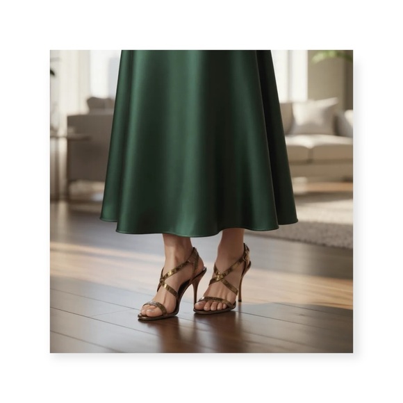 Manolo Blahnik ❤︎ Sizzle Strappy Heeled Sandals ❤︎ Bronze Reptile ❤︎ 39.5 8.5 9 - Picture 1 of 16